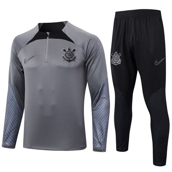 Sudadera De Training Corinthians 2024 2025 Gris 5